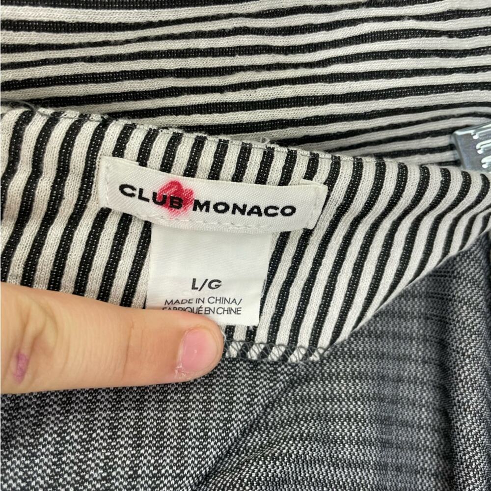 Club Monaco Indy's stripped midi skirt size Large - Picture 6 of 10
